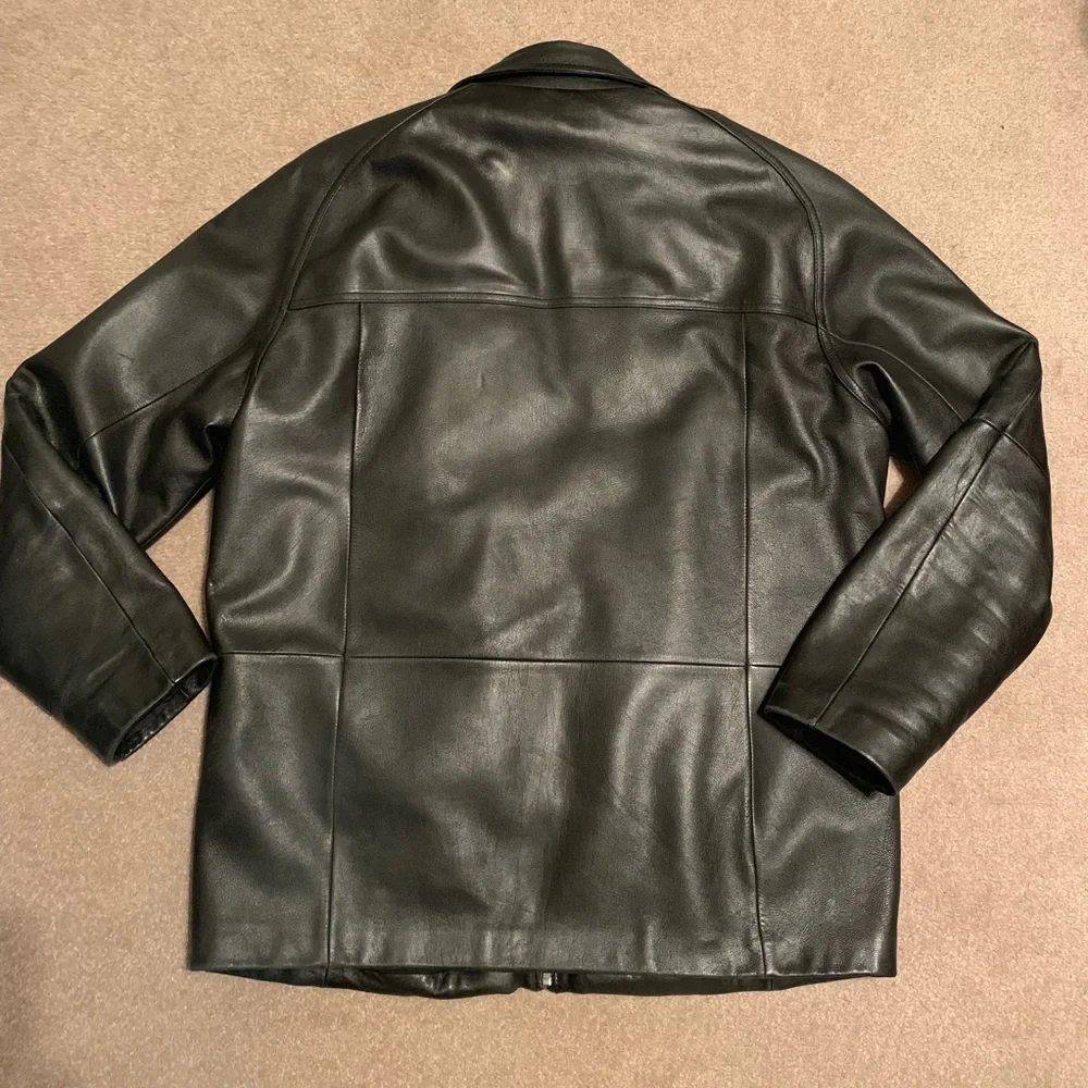 Wilson’s oversized vintage leather jacket bomber - Picture 2 of 14